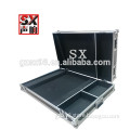 mixer road case with panel for power cable